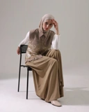 BELYANZA - Zenith Outer Vest Crop Choco