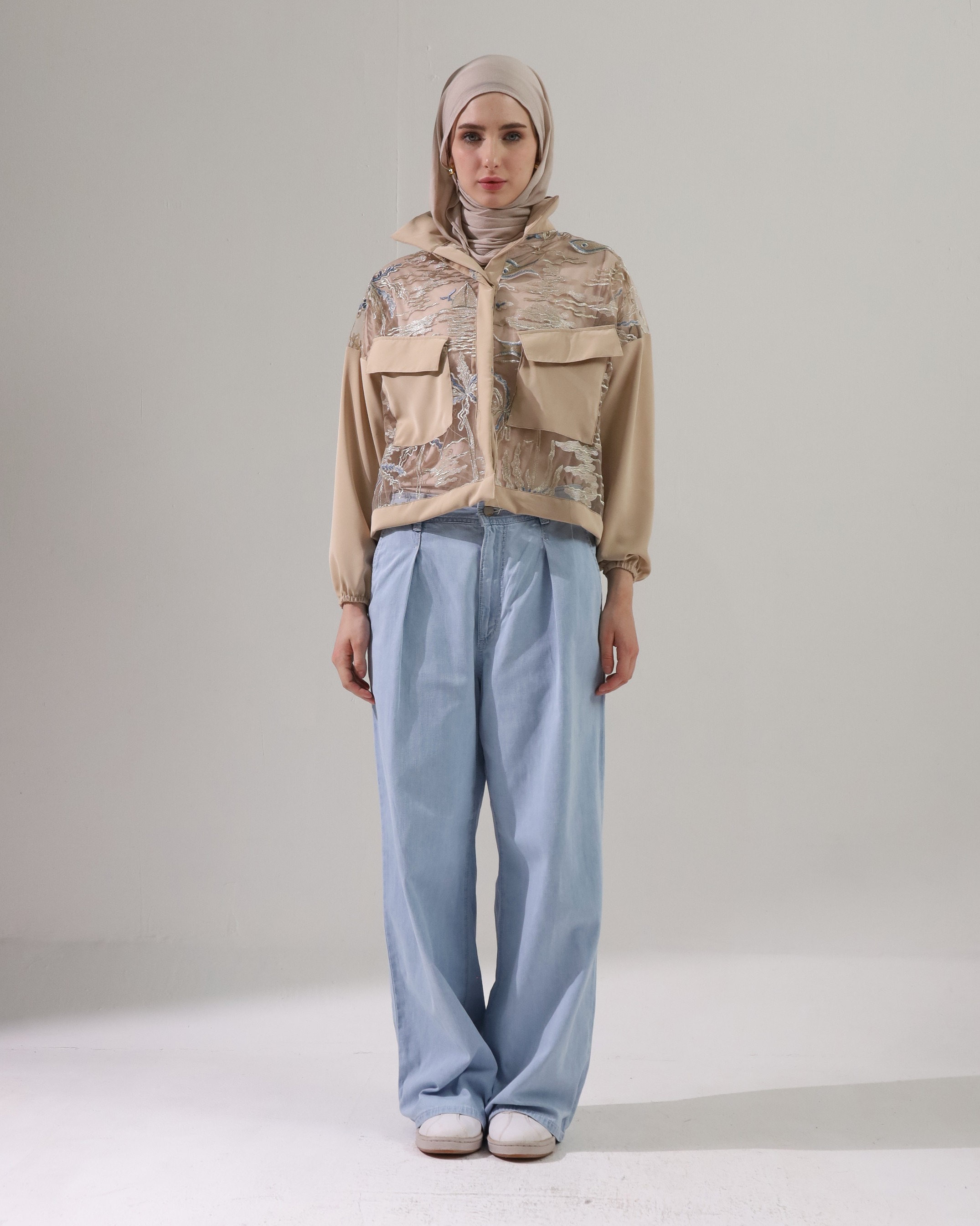 BELYANZA - Vicca Top Crop Lace Choco