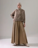 BELYANZA - Pradya Jacket Choco Crop