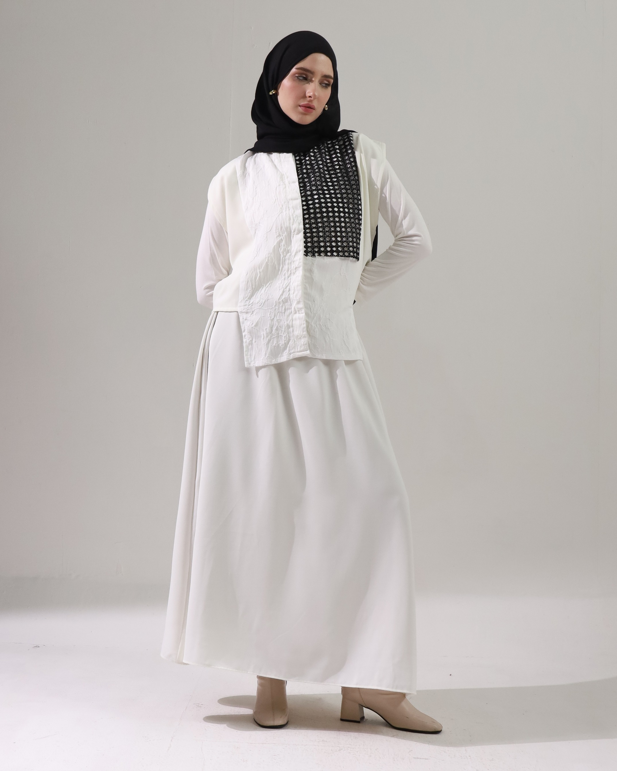 BELYANZA - Bellasa Outer Vest BW