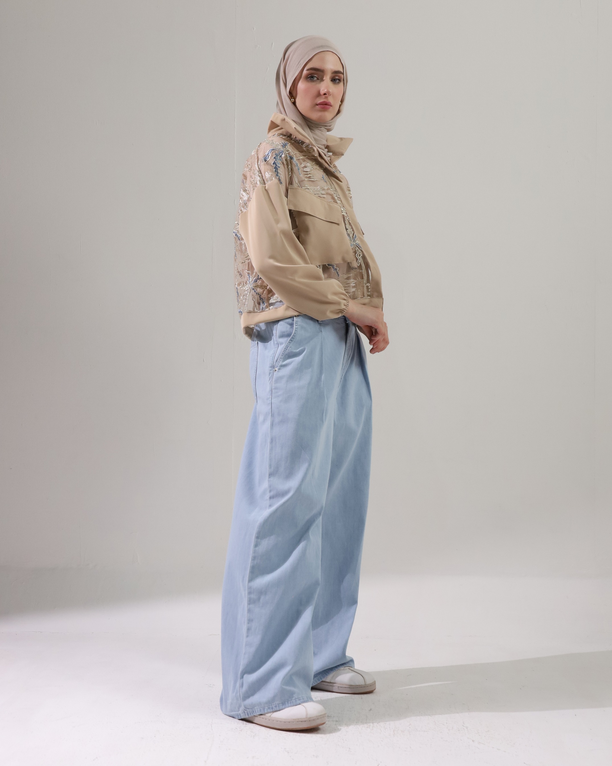 BELYANZA - Vicca Top Crop Lace Choco