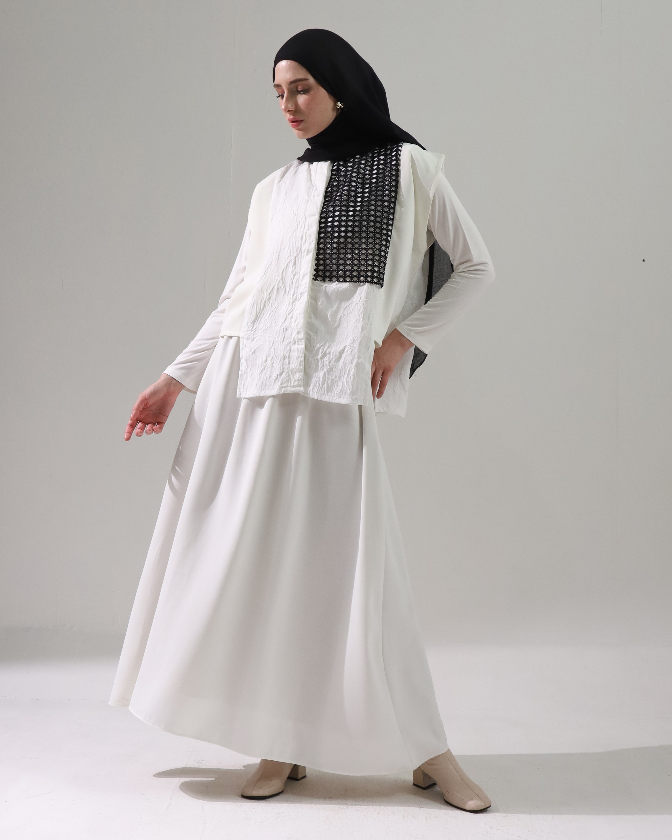 BELYANZA - Bellasa Outer Vest BW