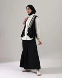 BELYANZA - Elara Outer Vest Black Renda