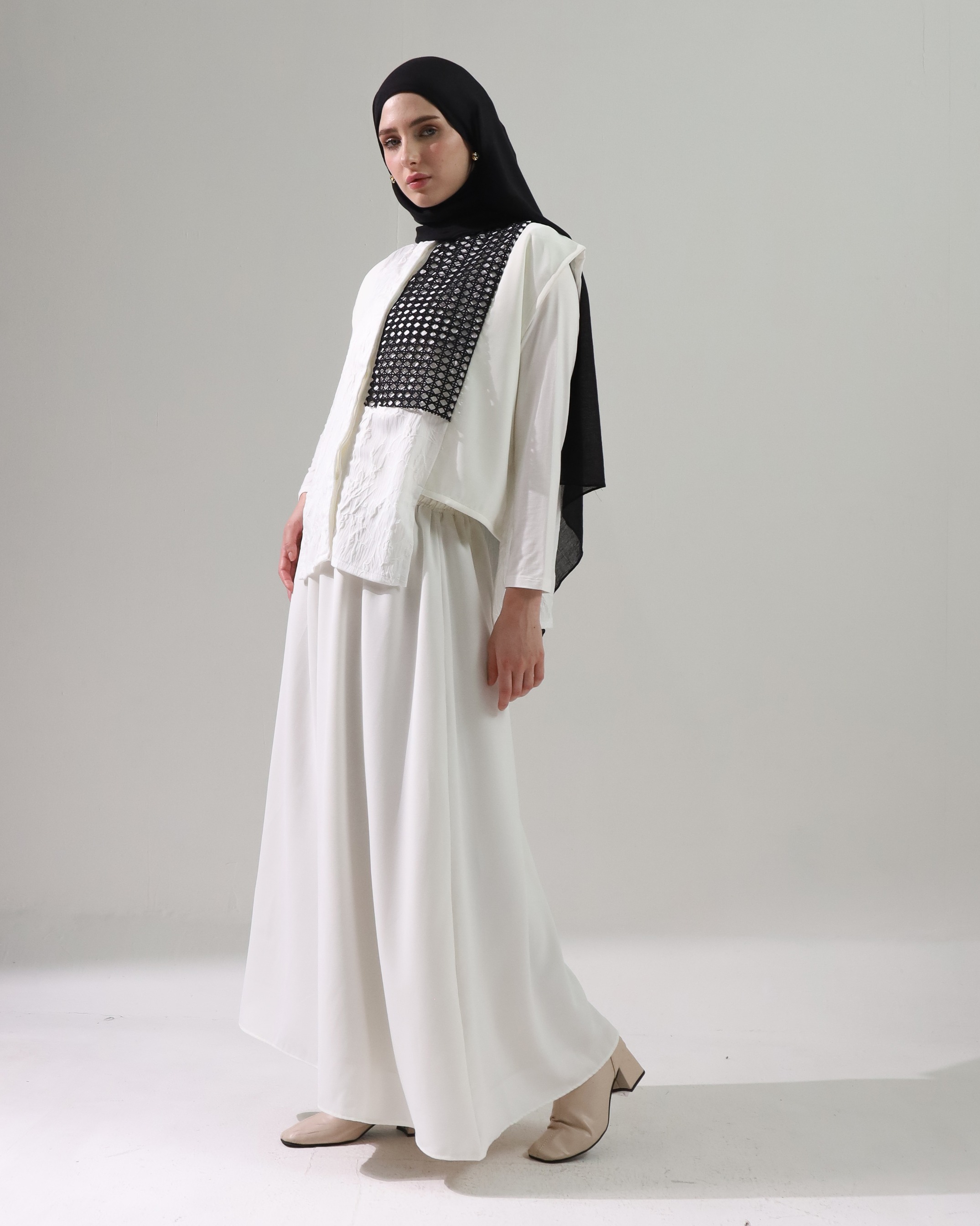 BELYANZA - Bellasa Outer Vest BW