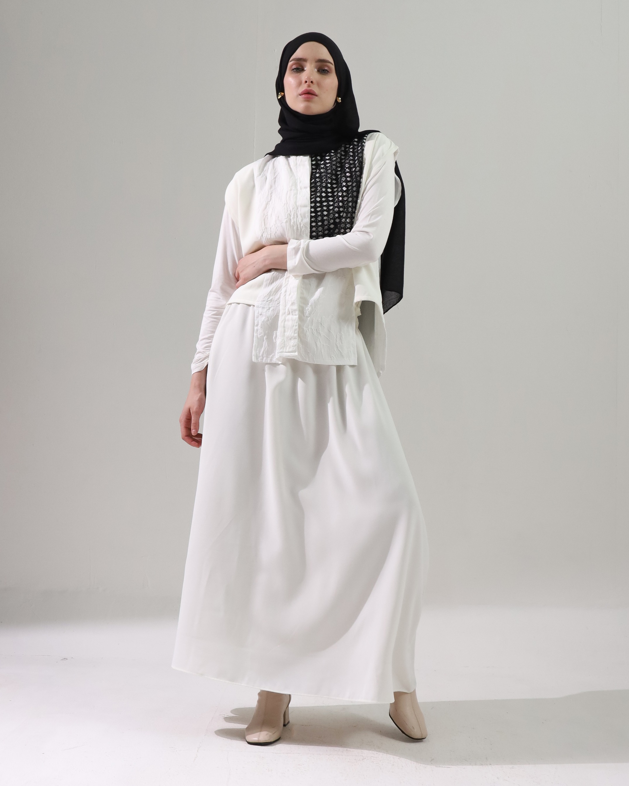 BELYANZA - Bellasa Outer Vest BW