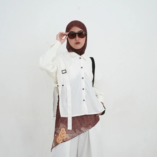 BELYANZA - Anna Top Outer Crop White