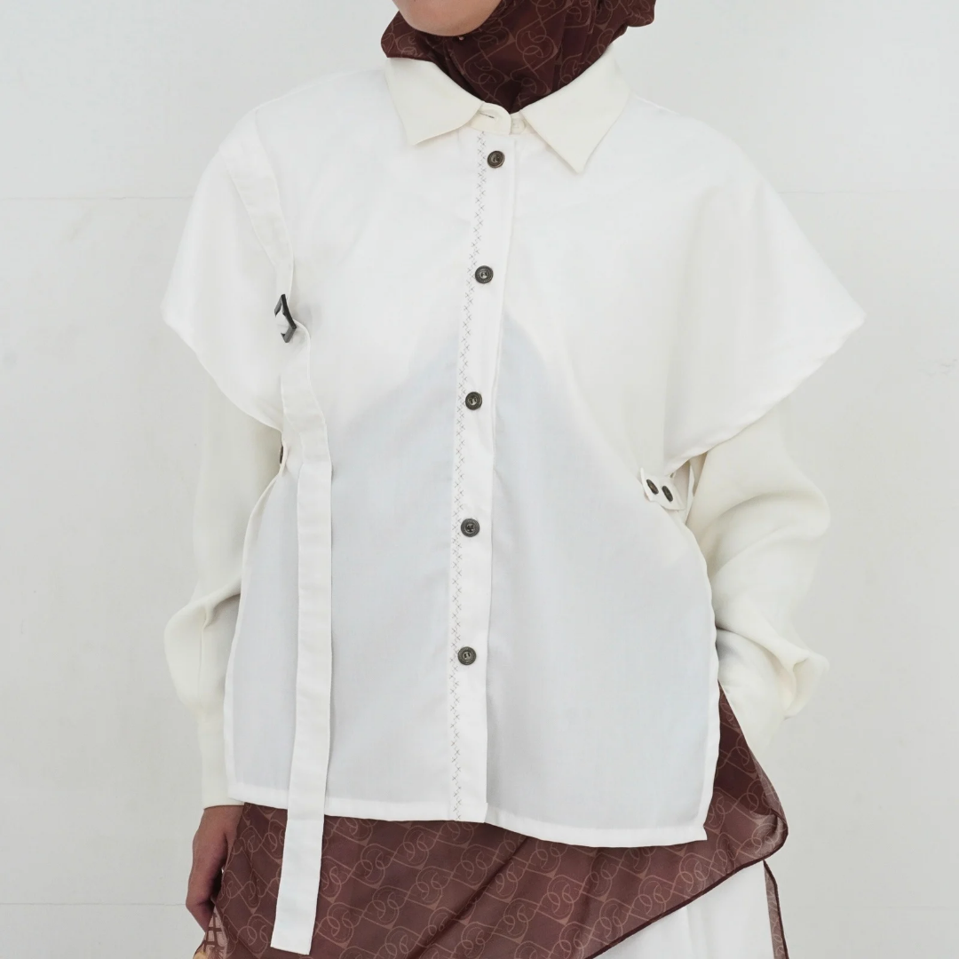 BELYANZA - Anna Top Outer Crop White