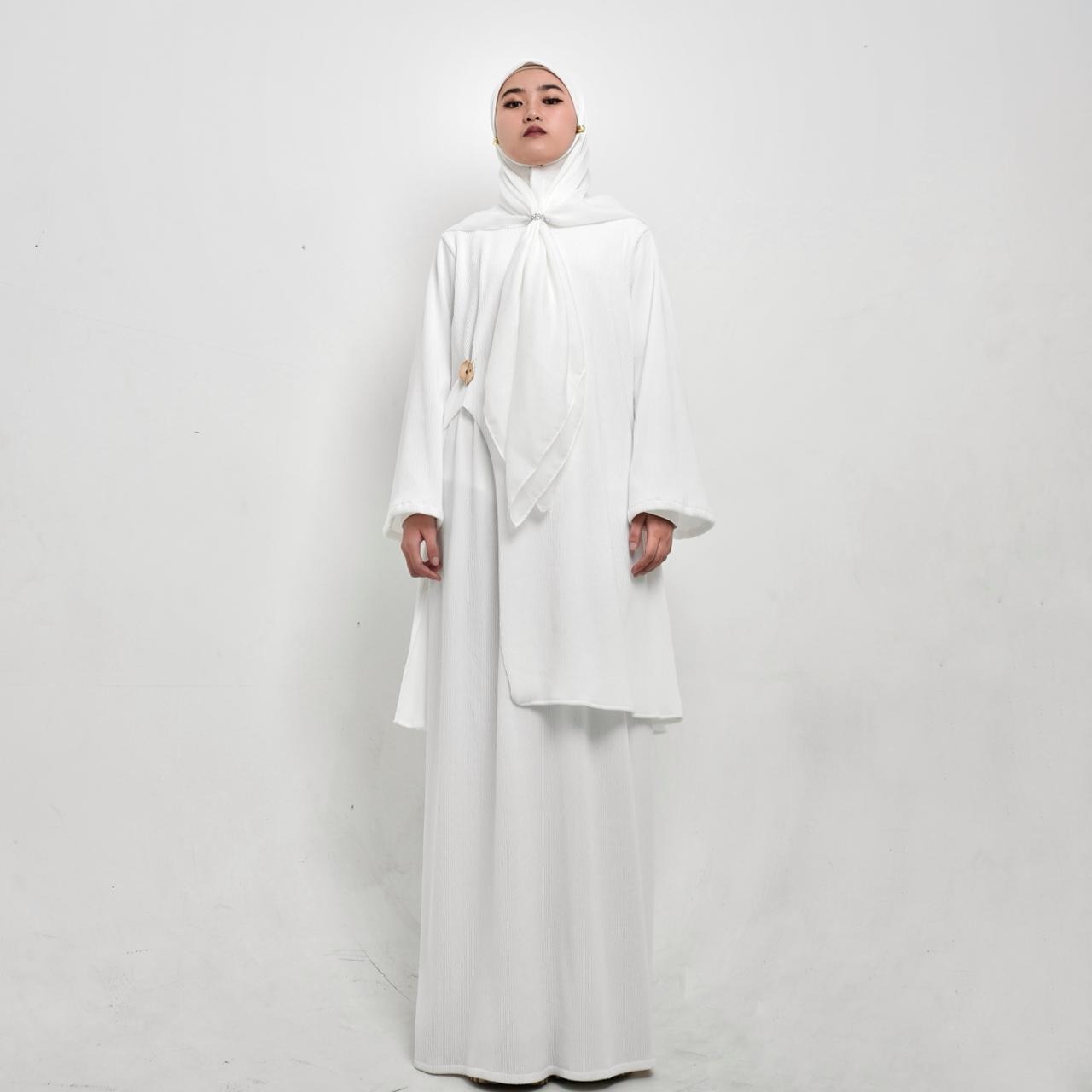 BELYANZA - Ayana One Set Atasan Skirt Basic White