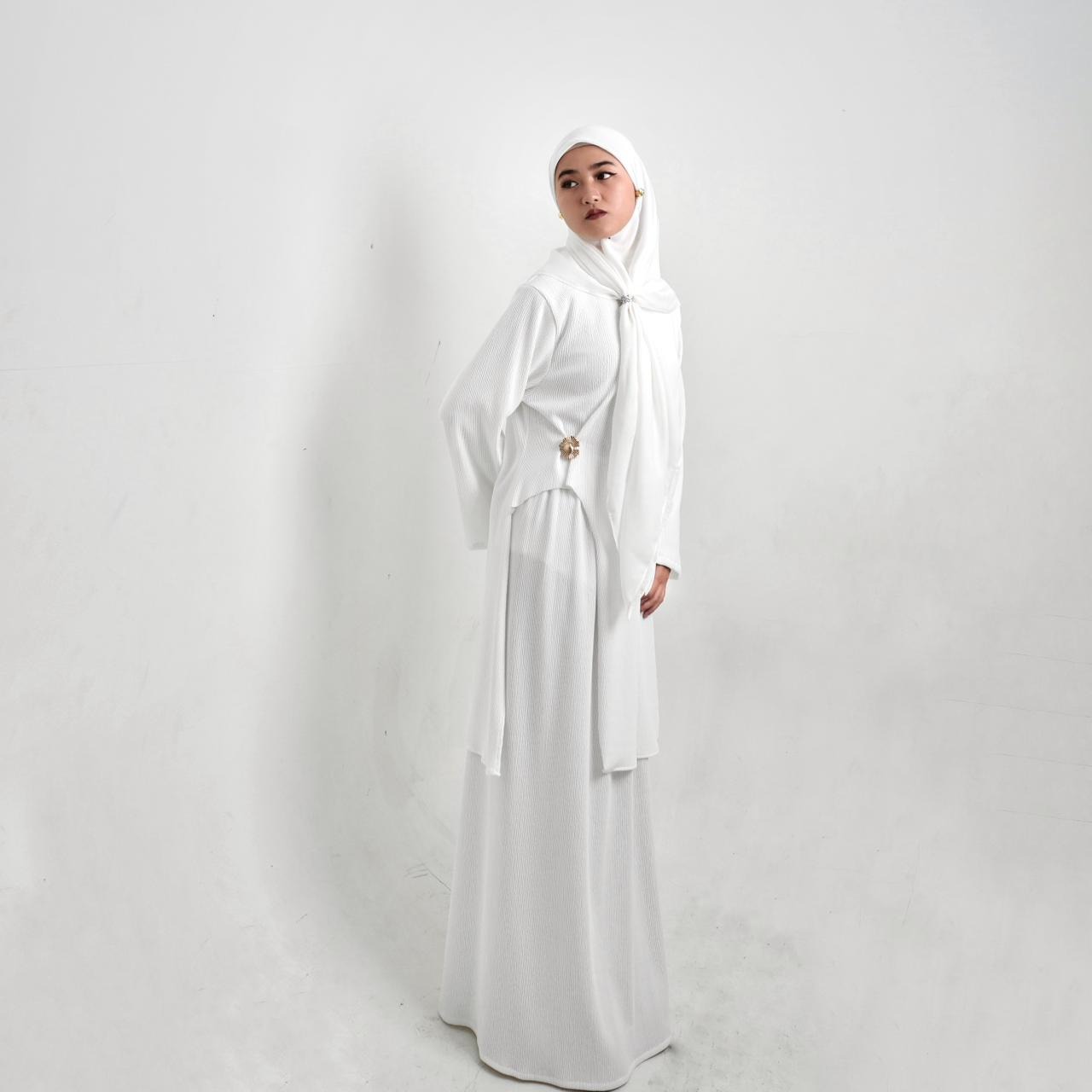 BELYANZA - Ayana One Set Atasan Skirt Basic White