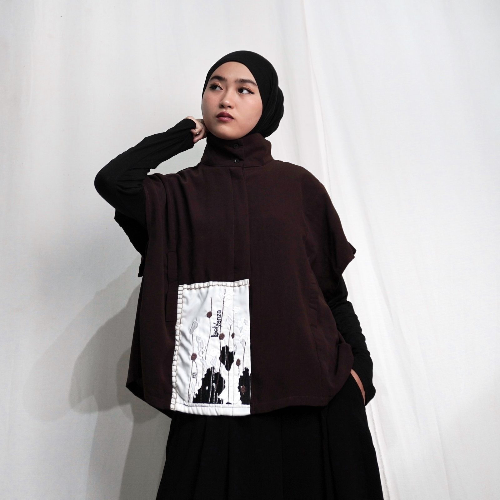 BELYANZA - Beiry Crop Top Outer Choco