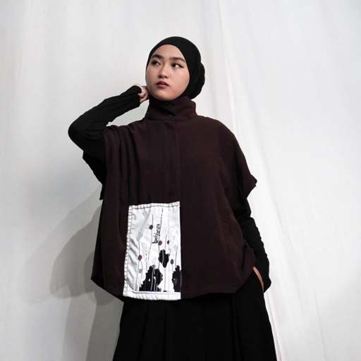 Image of BELYANZA - Beiry Crop Top Outer Choco