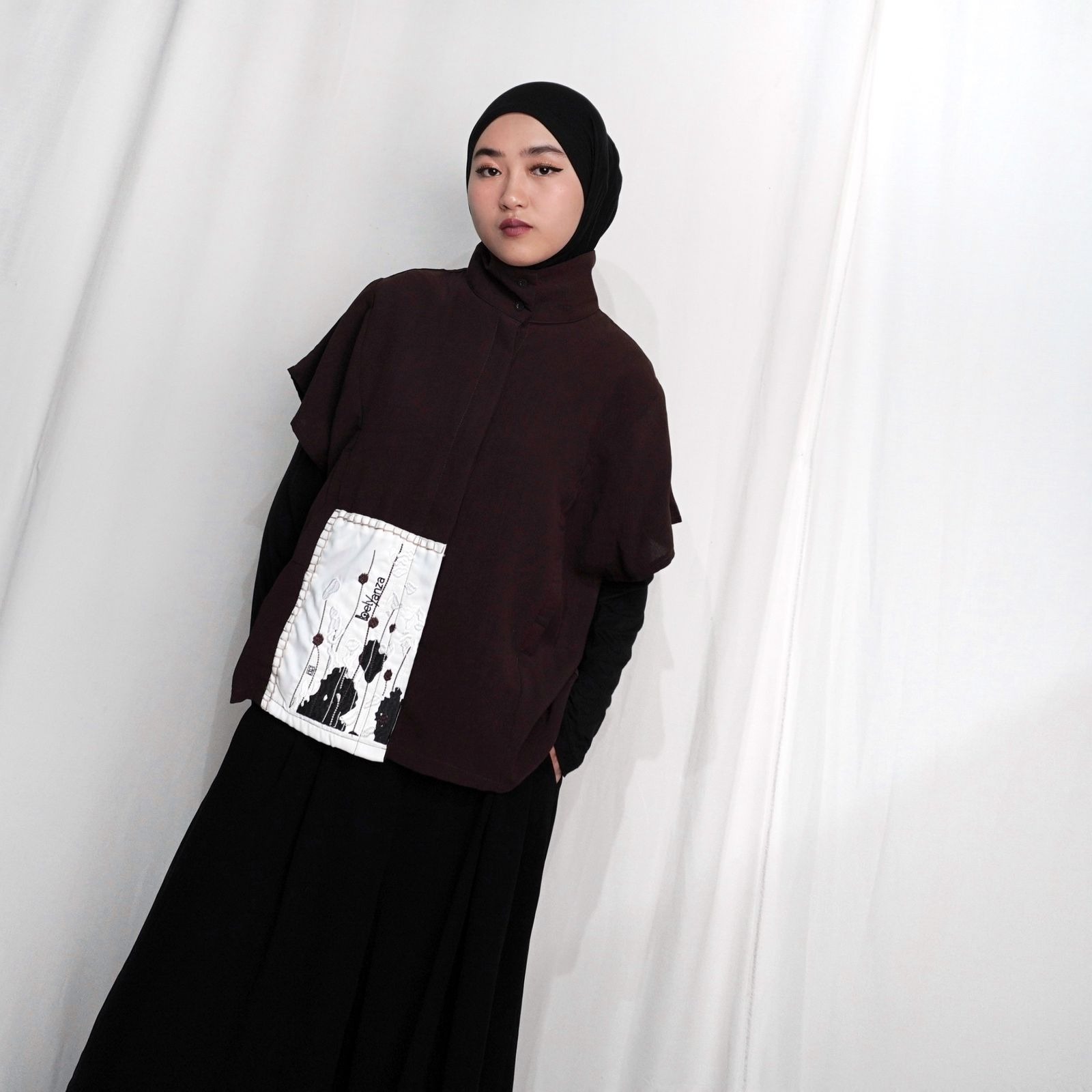 BELYANZA - Beiry Crop Top Outer Choco