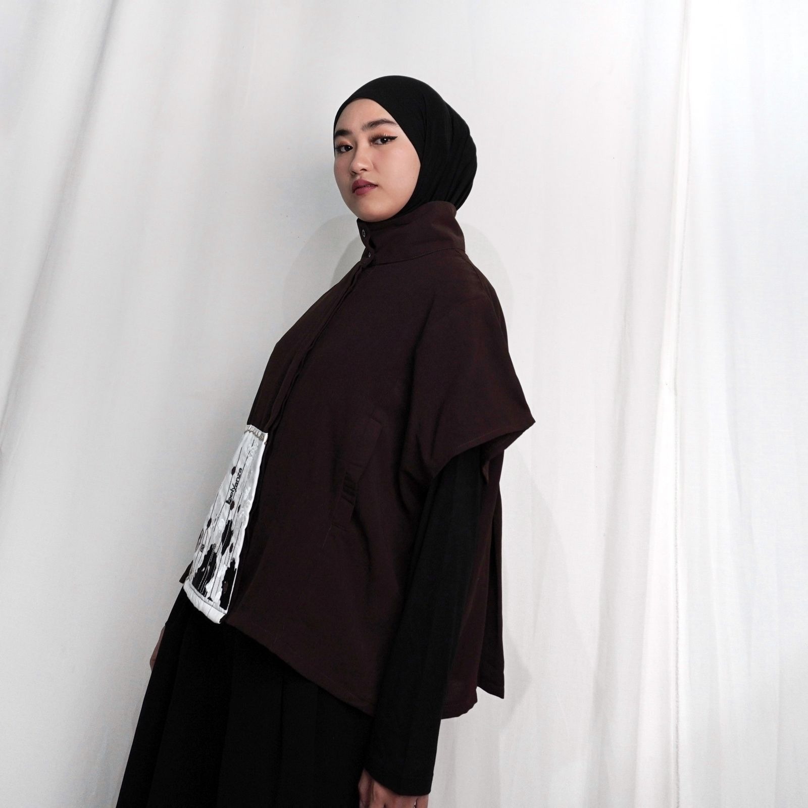 BELYANZA - Beiry Crop Top Outer Choco