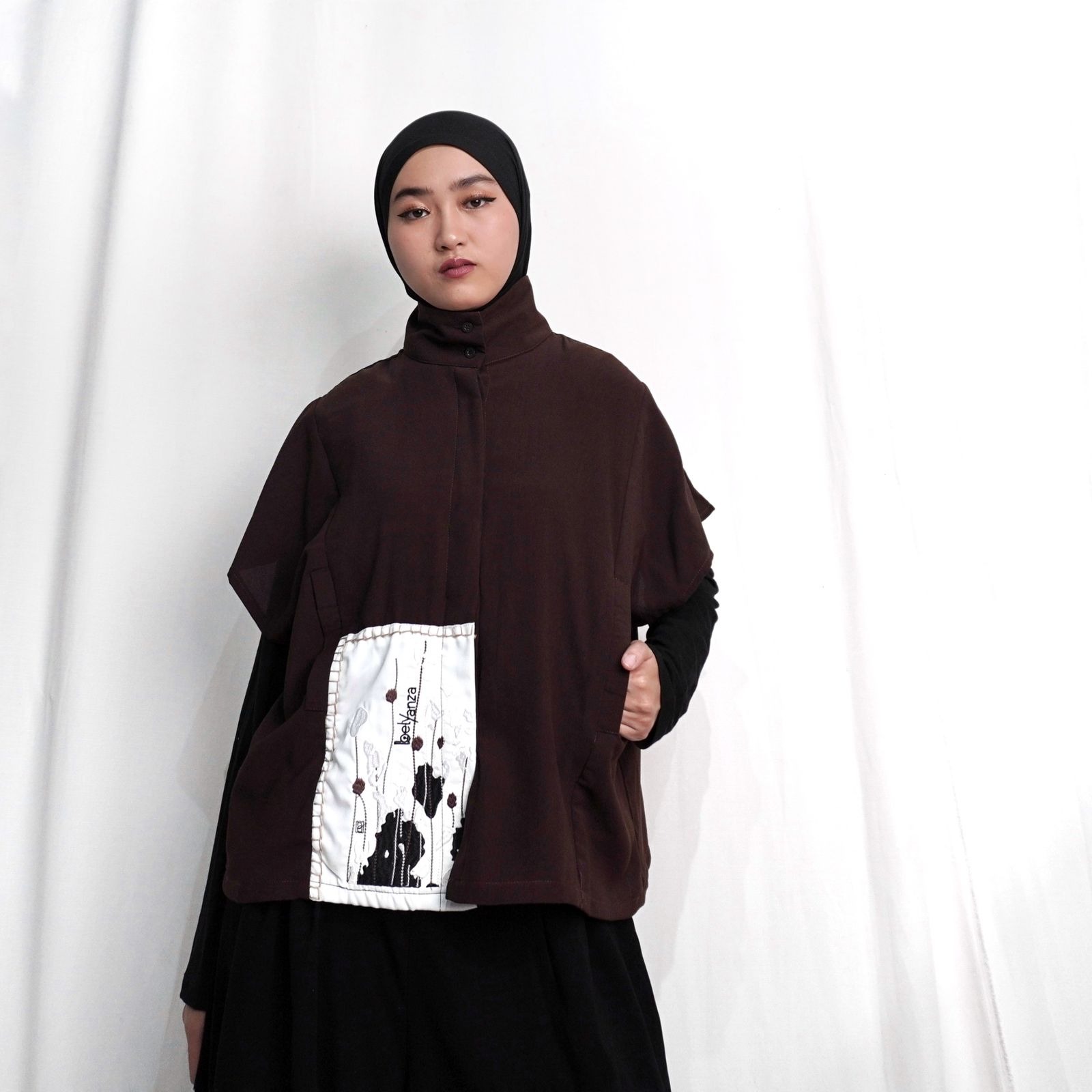 BELYANZA - Beiry Crop Top Outer Choco