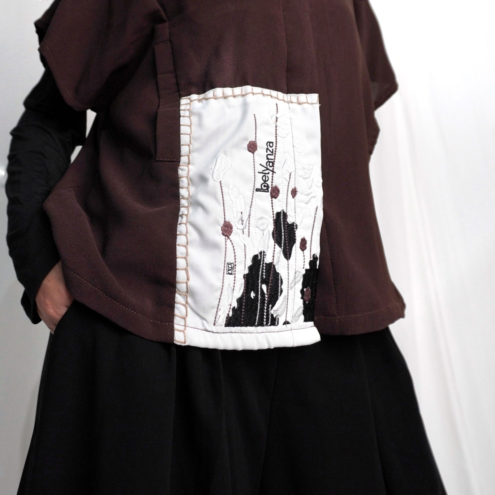 BELYANZA - Beiry Crop Top Outer Choco
