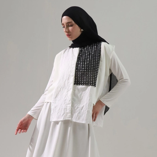 Image of BELYANZA - Bellasa Outer Vest BW