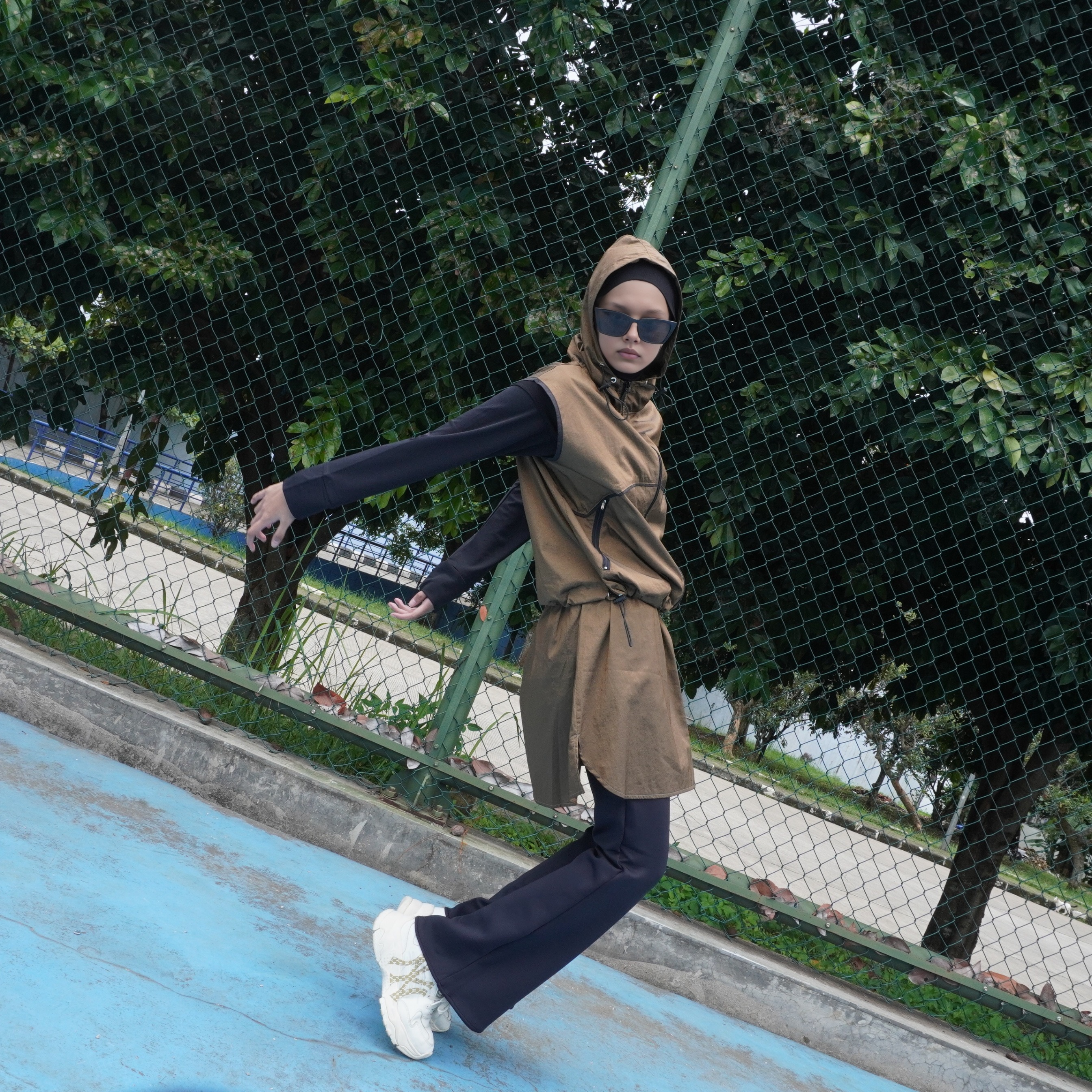 BELYANZA ACTIVE - Ozala Vest Outer and Mini Skirt Dryfit Antibacterial for Woman Padel Zumba Running