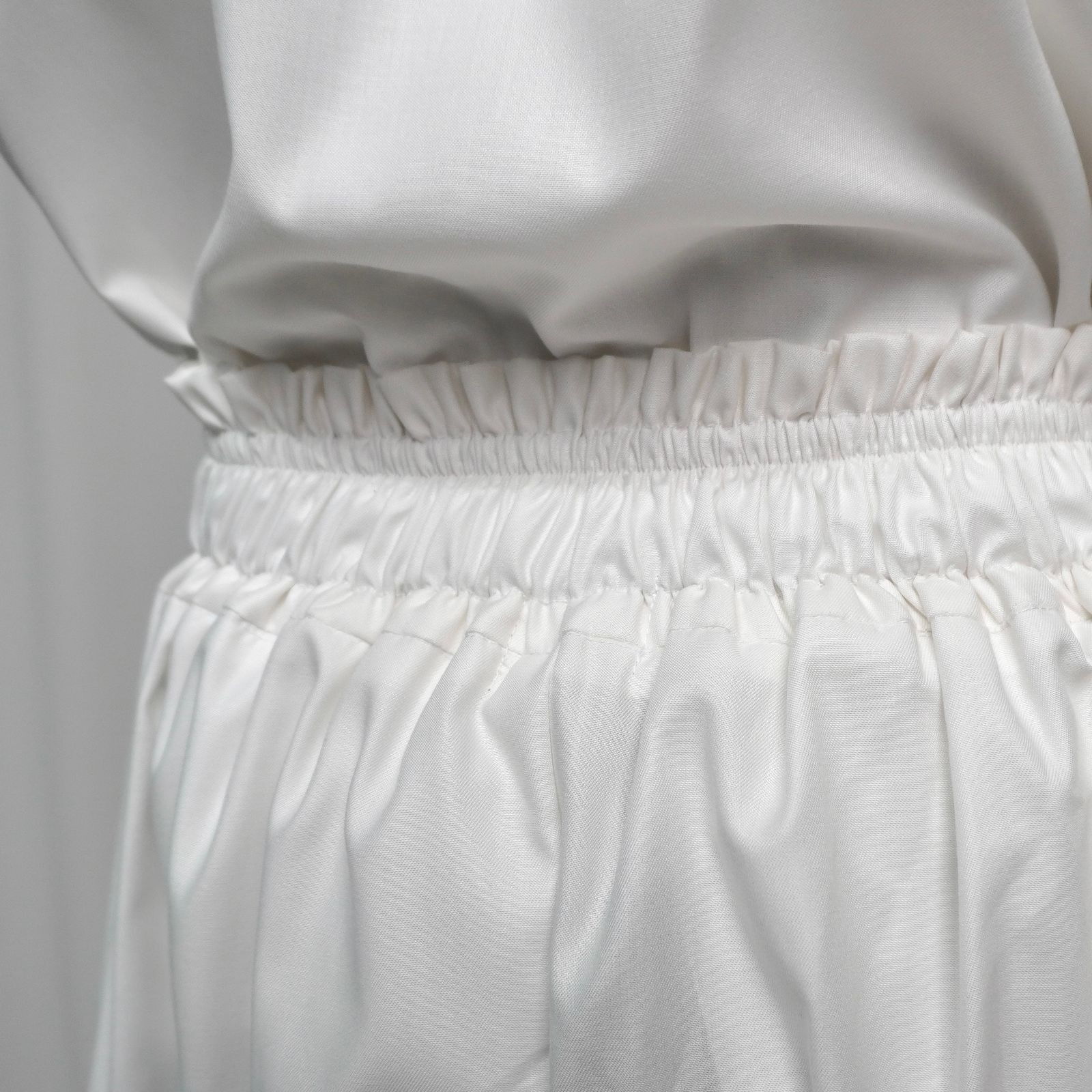 BELYANZA - Khafa Barrel Pants Grey White Basic