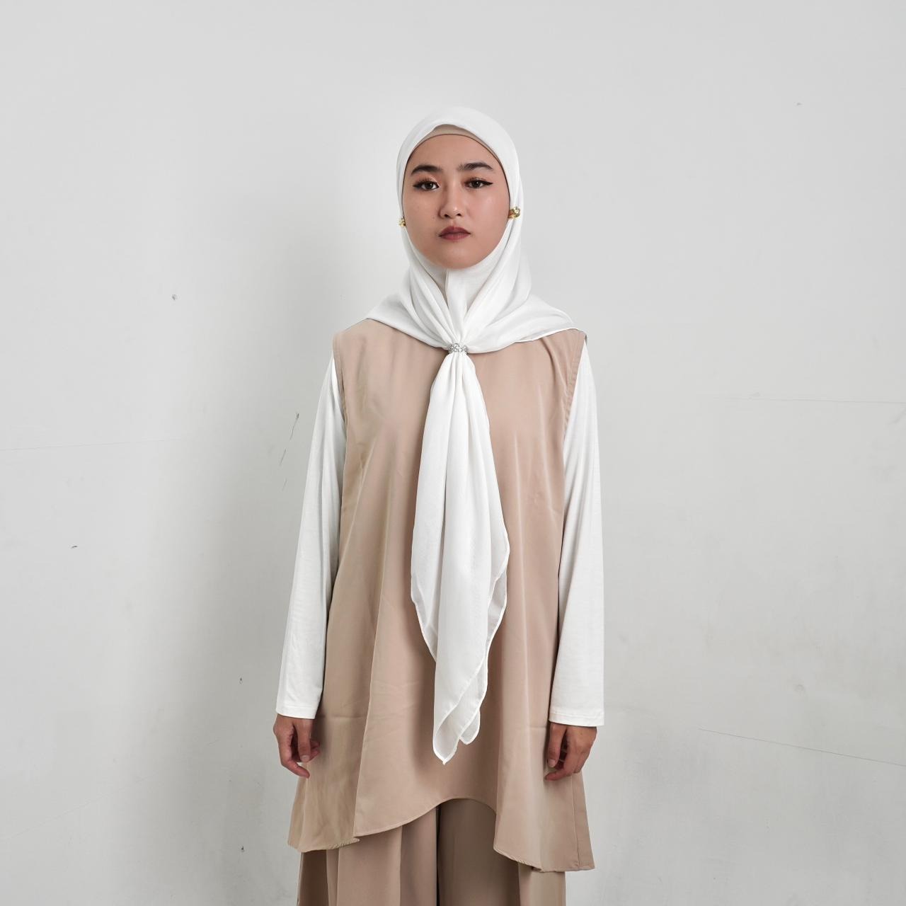 BELYANZA - Levy Inner Slevee Blouse Dusty Pink Salmon