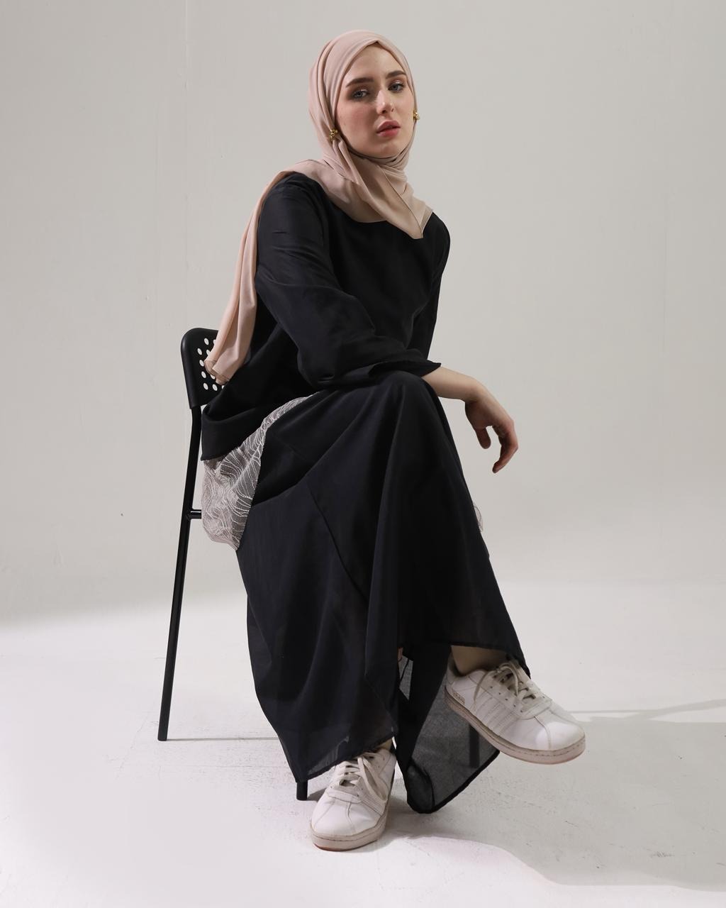 BELYANZA - Locia One Set Atasan Skirt Basic Black