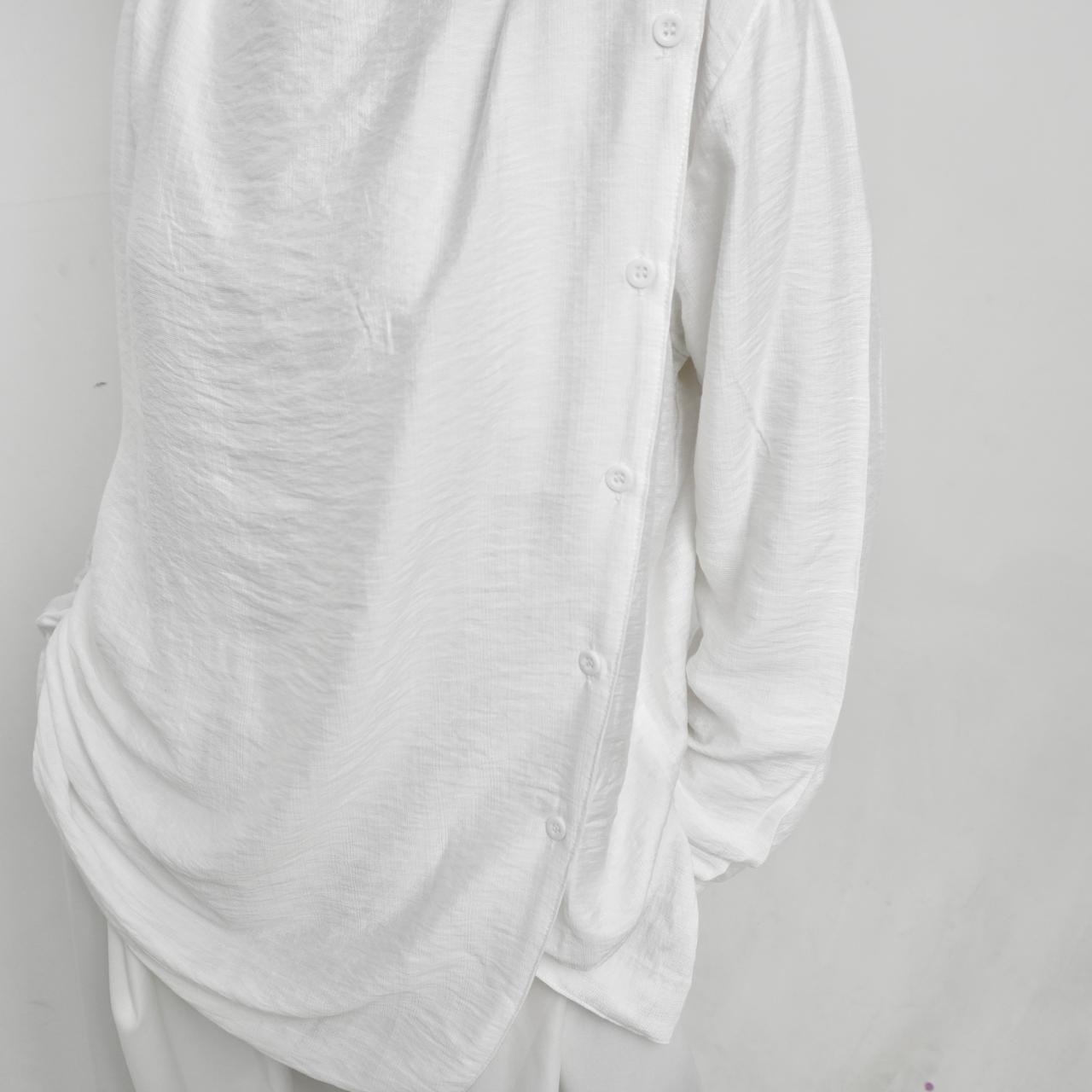 BELYANZA - Senina Top Atasan Blouse Inner Basic White