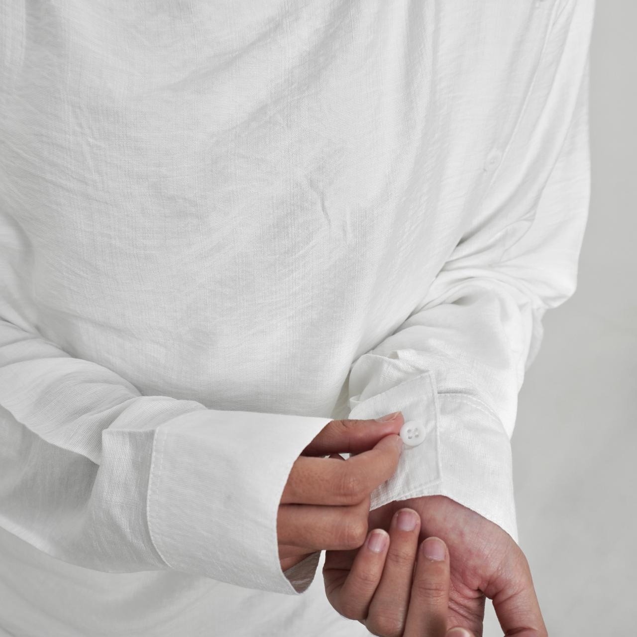 BELYANZA - Senina Top Atasan Blouse Inner Basic White