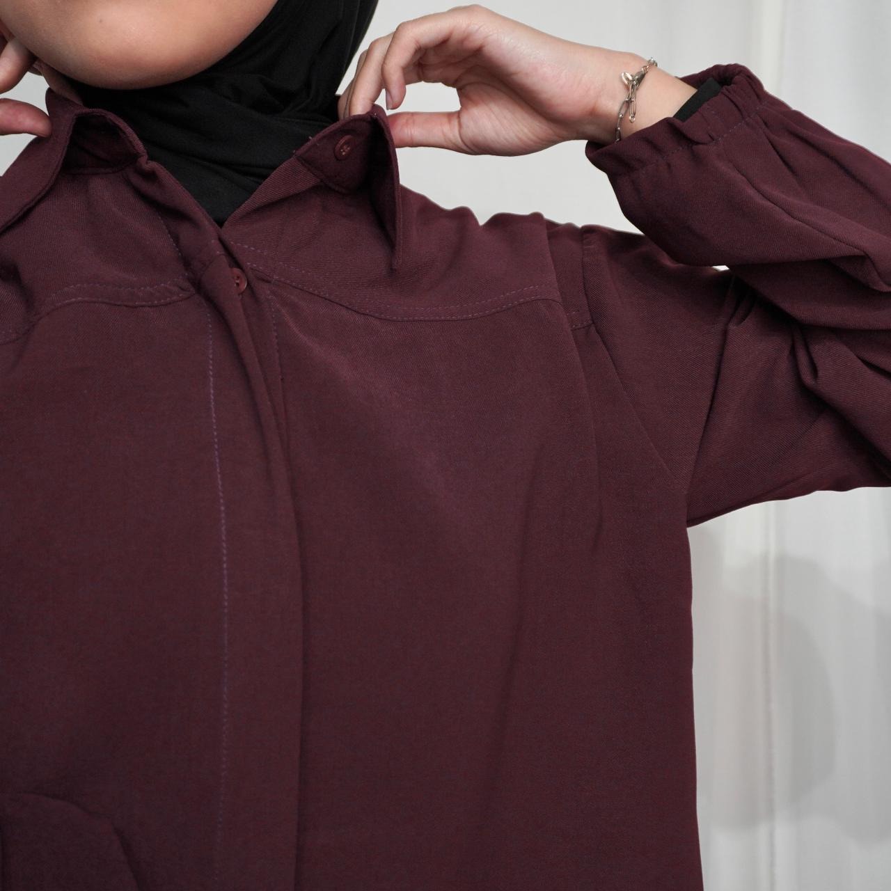 BELYANZA - Veila Crop Top Burgundy