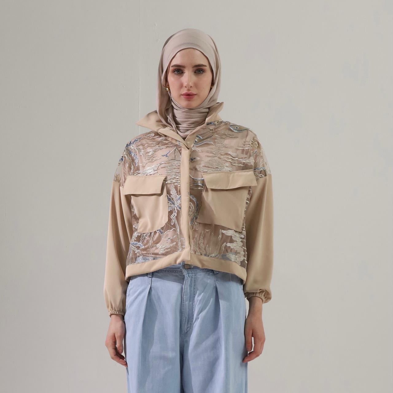 BELYANZA - Vicca Top Crop Lace Choco