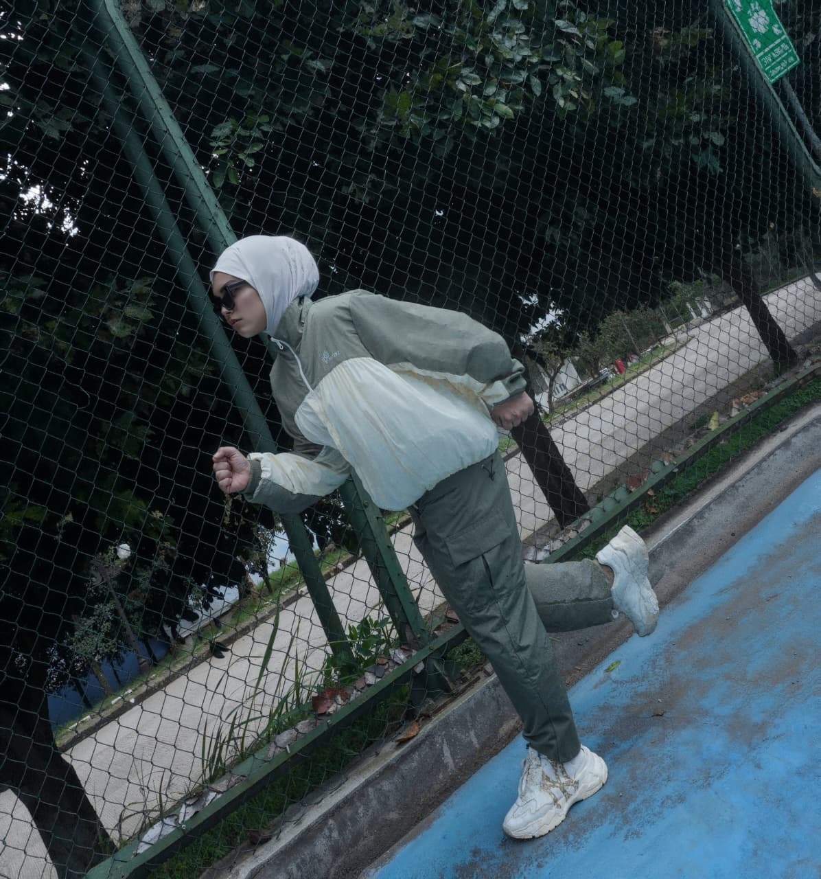 BELYANZA ACTIVE - Blesta Jacket Sporty Women Dryfit Antibacterial Cream Padel Zumba Running