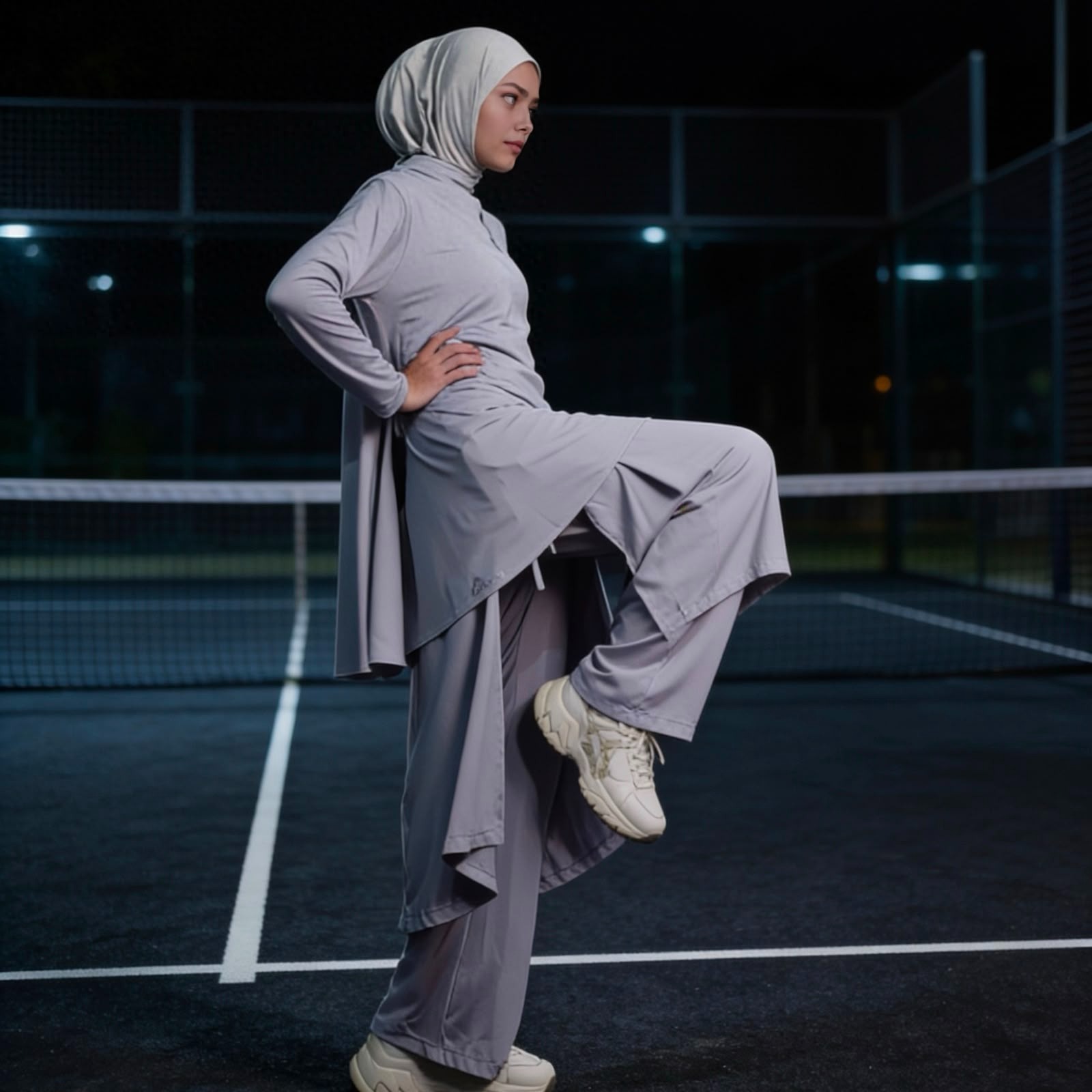 BELYANZA ACTIVE - Leya Celana Rok Panjang Sport Dryfit Premium High Quality for Padel Running Zumba