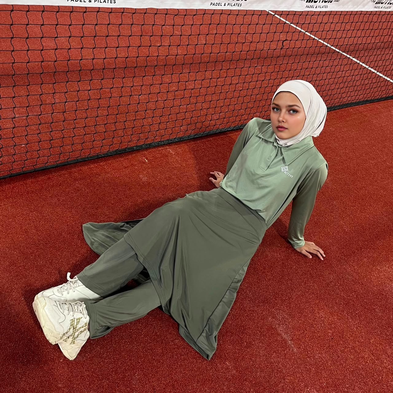 BELYANZA ACTIVE - Leya Celana Rok Panjang Sport Dryfit Premium High Quality for Padel Running Zumba