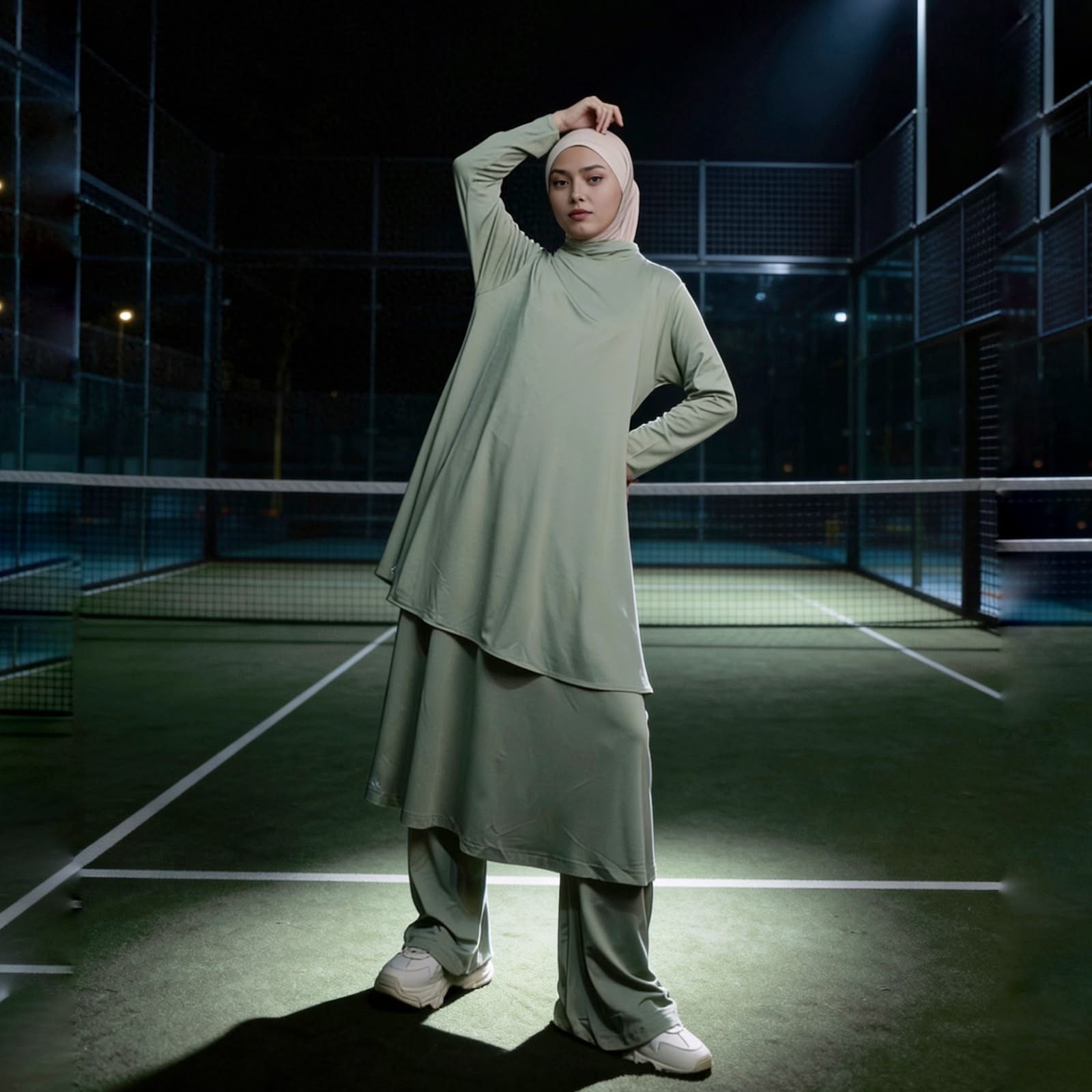 BELYANZA ACTIVE - Leya Celana Rok Panjang Sport Dryfit Premium High Quality for Padel Running Zumba