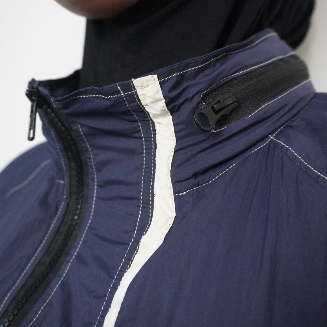 BELYANZA ACTIVE - Lixia Jacket Skirt Dryfit Antibacterial Women Navy for Padel Running Tennis
