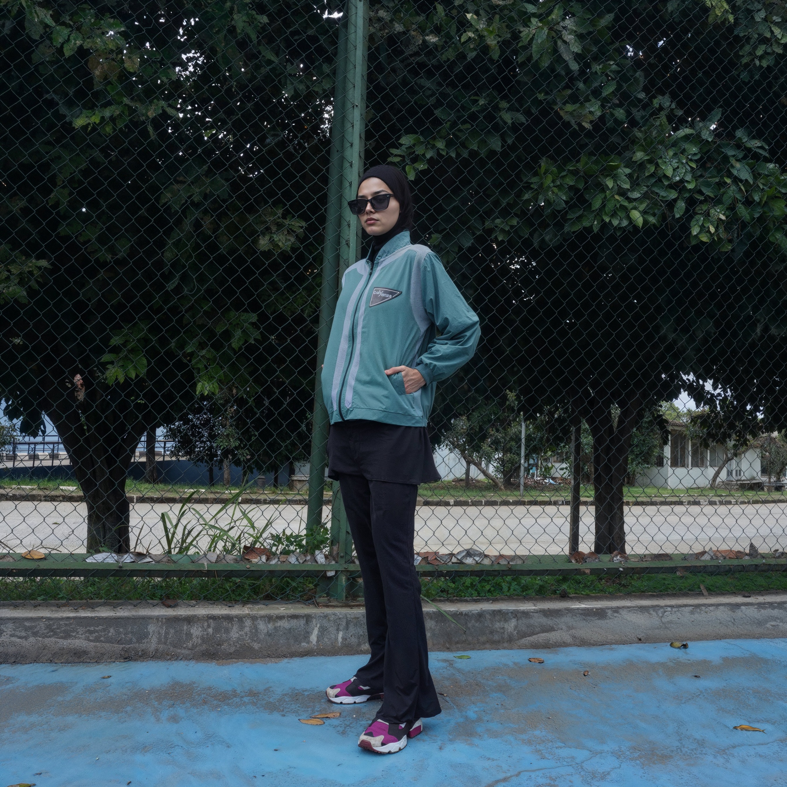 BELYANZA ACTIVE - Eluna Jacket Dryfit Antibaterial Sporty Teal Green
