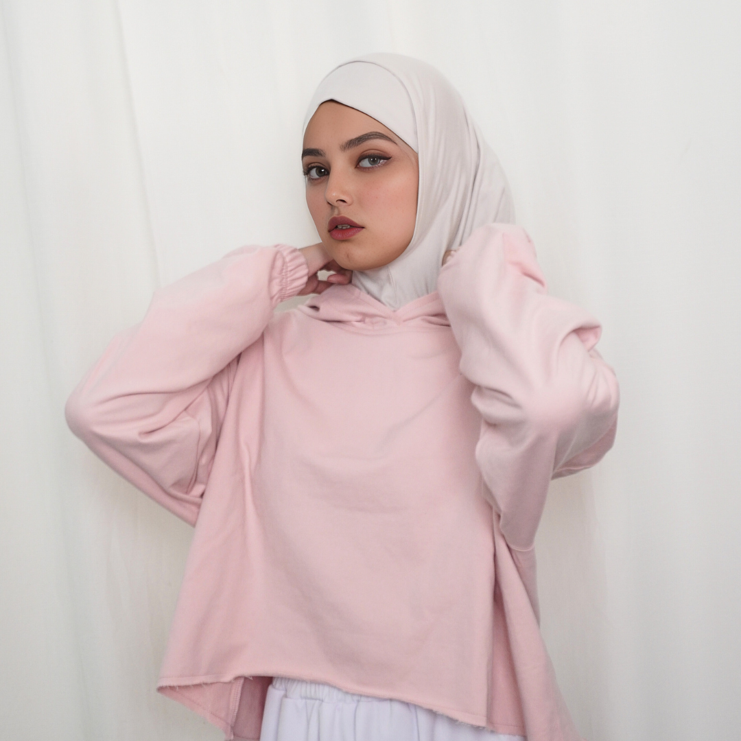 BELYANZA ACTIVE - Moody Hoodie Sweater Crop Top