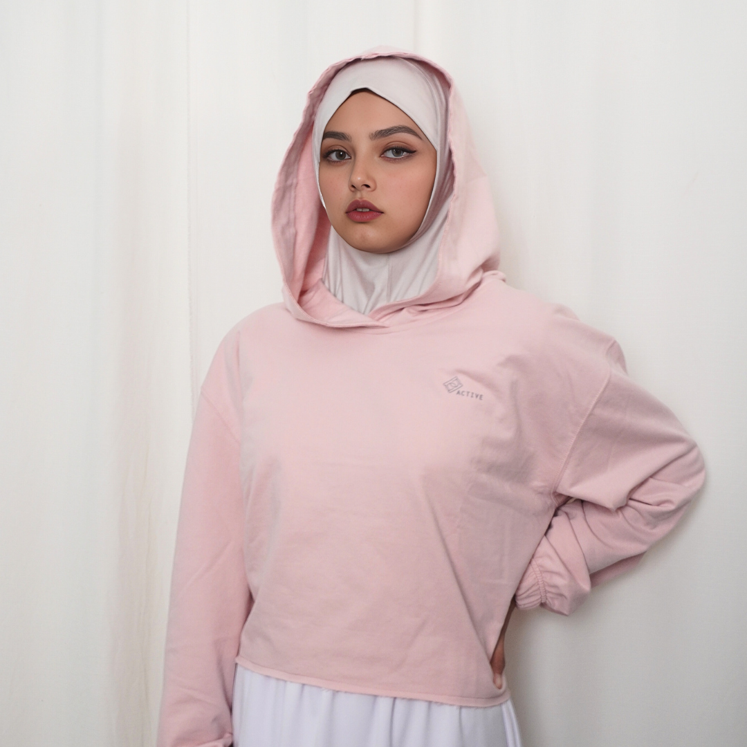 BELYANZA ACTIVE - Moody Hoodie Sweater Crop Top