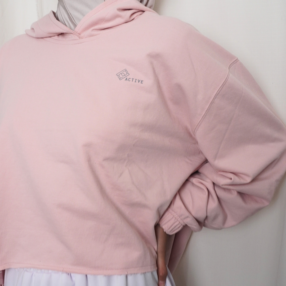 BELYANZA ACTIVE - Moody Hoodie Sweater Crop Top