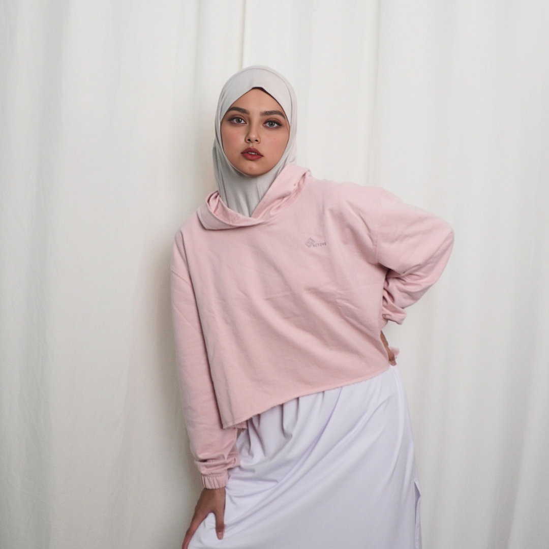 BELYANZA ACTIVE - Moody Hoodie Sweater Crop Top