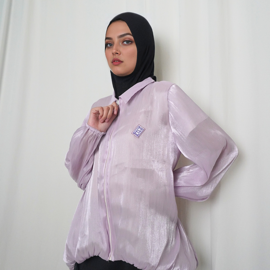 BELYANZA ACTIVE - Nevuta Jacket Top Modest Sporty Lilac Premium High Quslity
