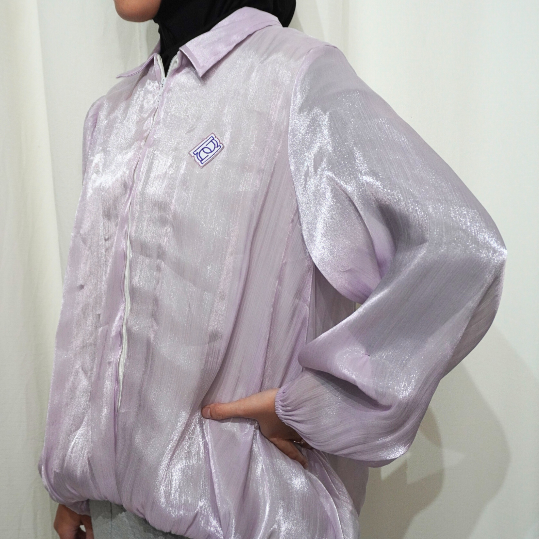 BELYANZA ACTIVE - Nevuta Jacket Top Modest Sporty Lilac Premium High Quslity