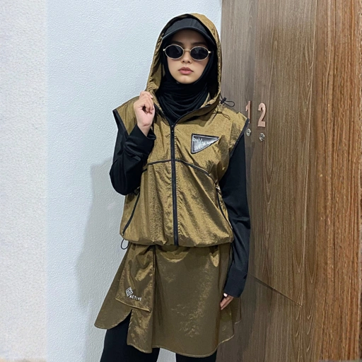 Image of BELYANZA ACTIVE - Ozala Vest Outer and Mini Skirt Dryfit Antibacterial for Woman Padel Zumba Running