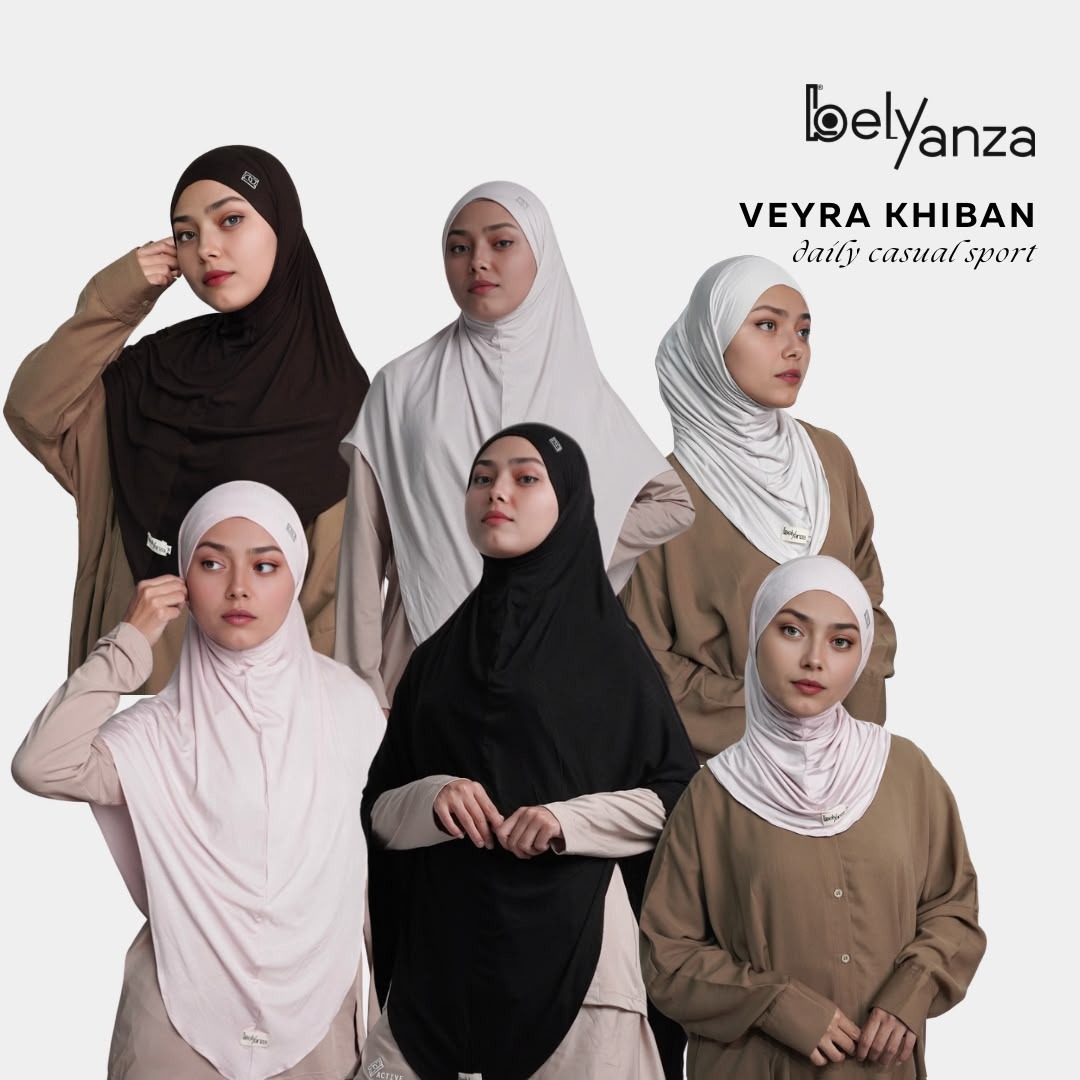 BELYANZA - Veyra Khiban Khimar Bandana Instan Syari