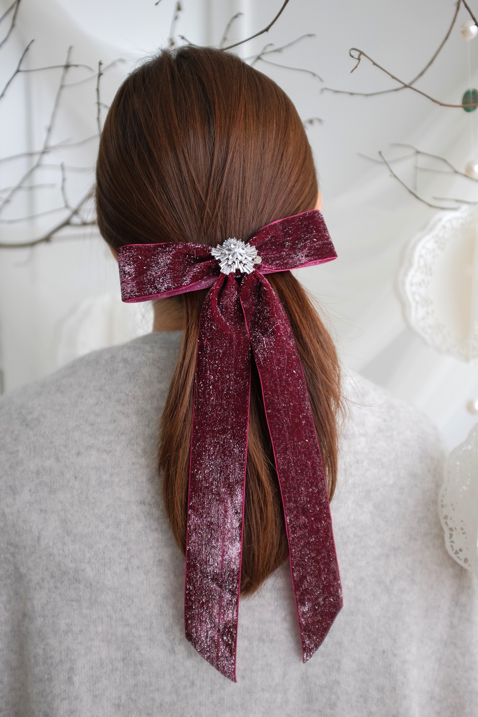 SNOWFLAKE FRENCH CLIP