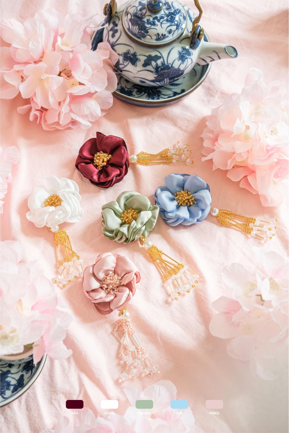 ASAGAO ( ALIGATOR & BROOCH )