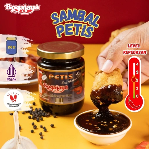 Image of SAMBAL PETIS UDANG BOGAJAYA SIAP MAKAN 270 GRAM / PETIS TERENAK OLEH-OLEH SURABAYA (BEST SELLER)