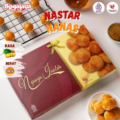 Image of KUE NASTAR NANAS NY IMELDA OLEH OLEH KHAS SURABAYA 200 GRAM / KUE NASTAR PREMIUM