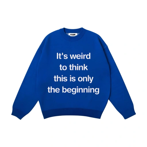 Image of KNITWEAR DEEP BLUE ONLY THE BEGINNING