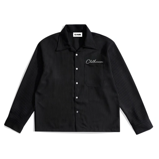 Image of LONG SHIRT BLACK CLUTHVISION