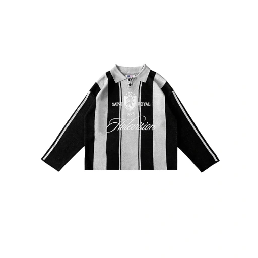 Image of SAINT ROYAL KNITWEAR BLACK GREY