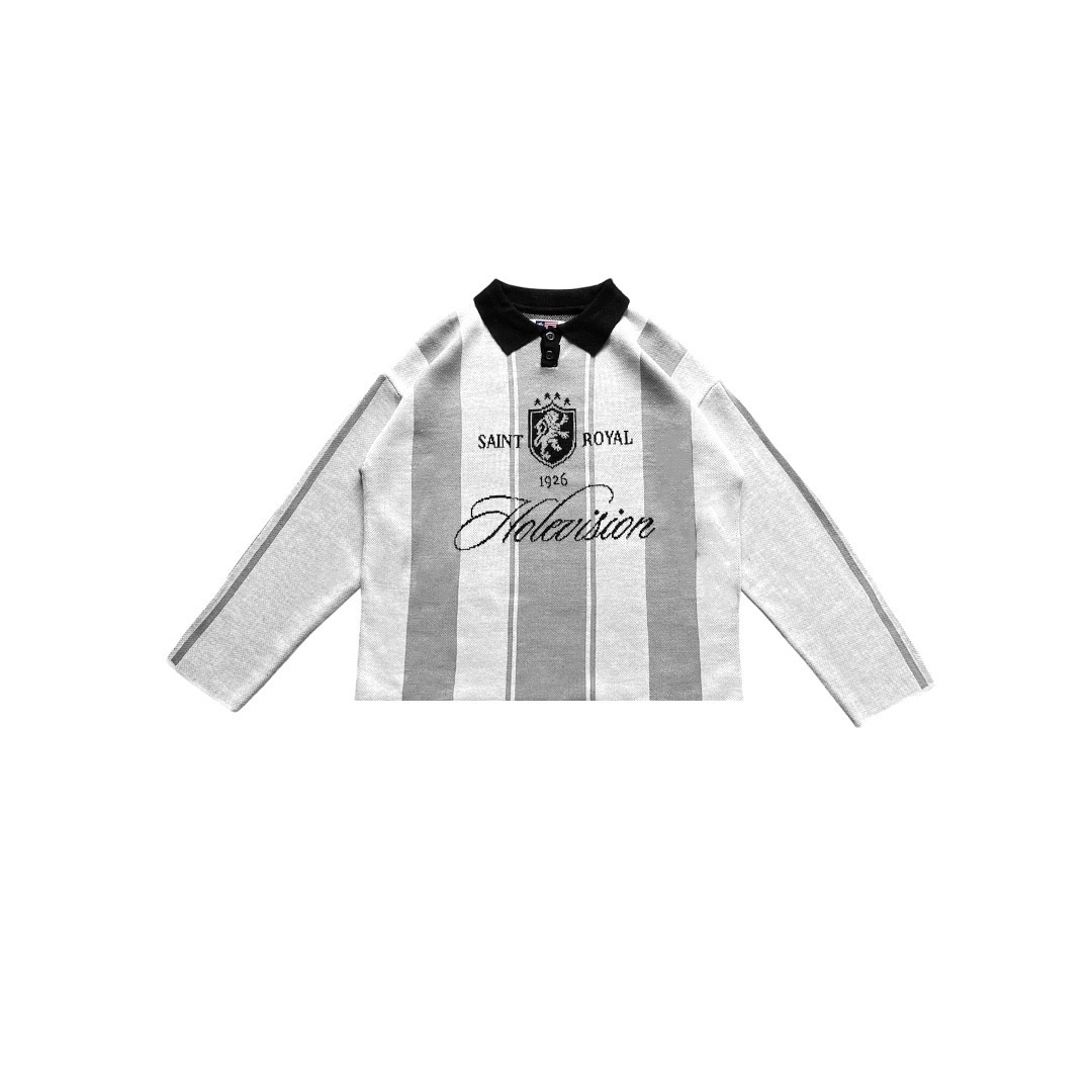 SAINT ROYAL KNITWEAR WHITE GREY